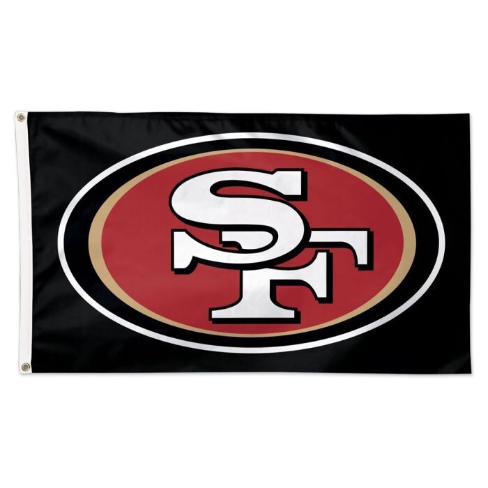 San Francisco 49ers Football fans 3x5 ft Black Flag - Ideal NFL Gift Banner