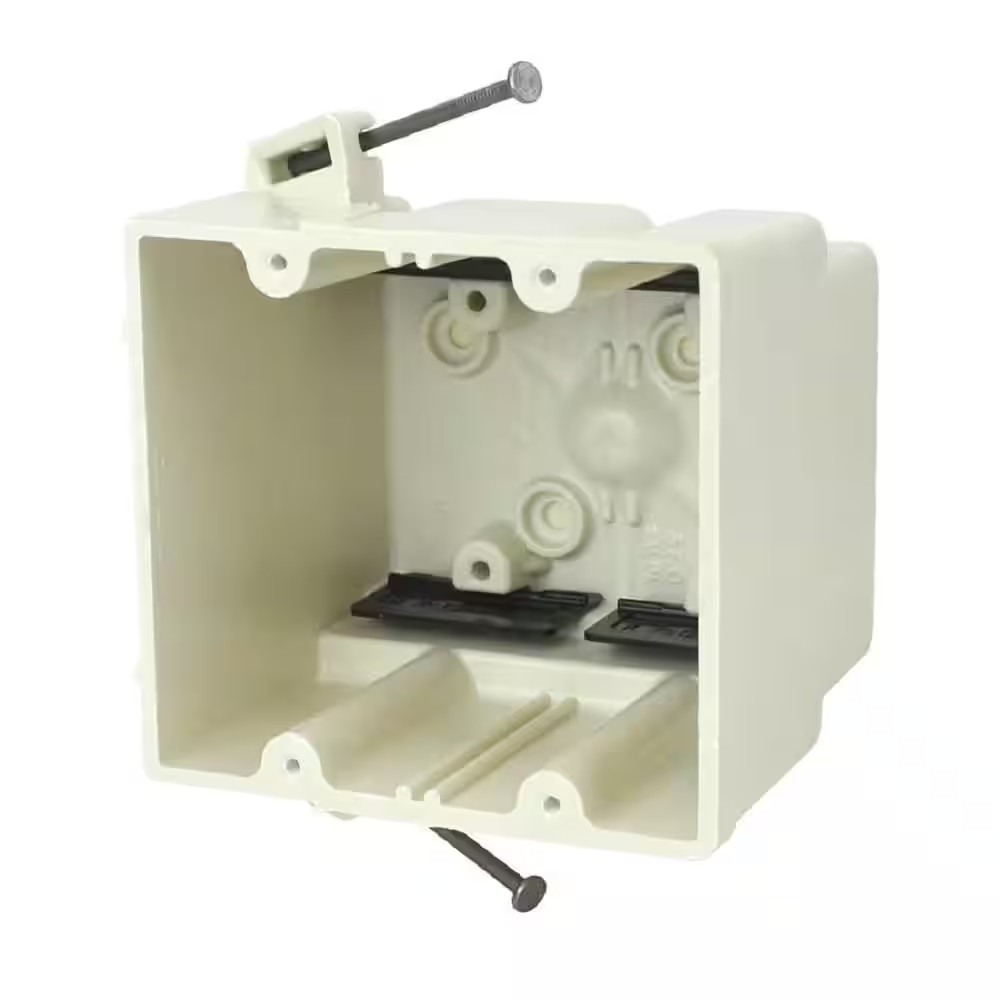2-Gang 37 Cu. In. New Work Switch or Receptacle Box