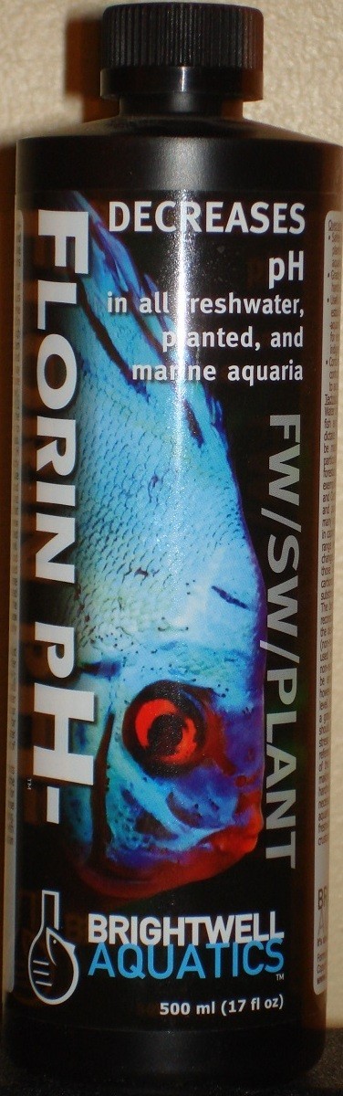 Brightwell Aquatics Florin pH - 17 OZ  Decreases pH for Fresh & Marine Aquariums