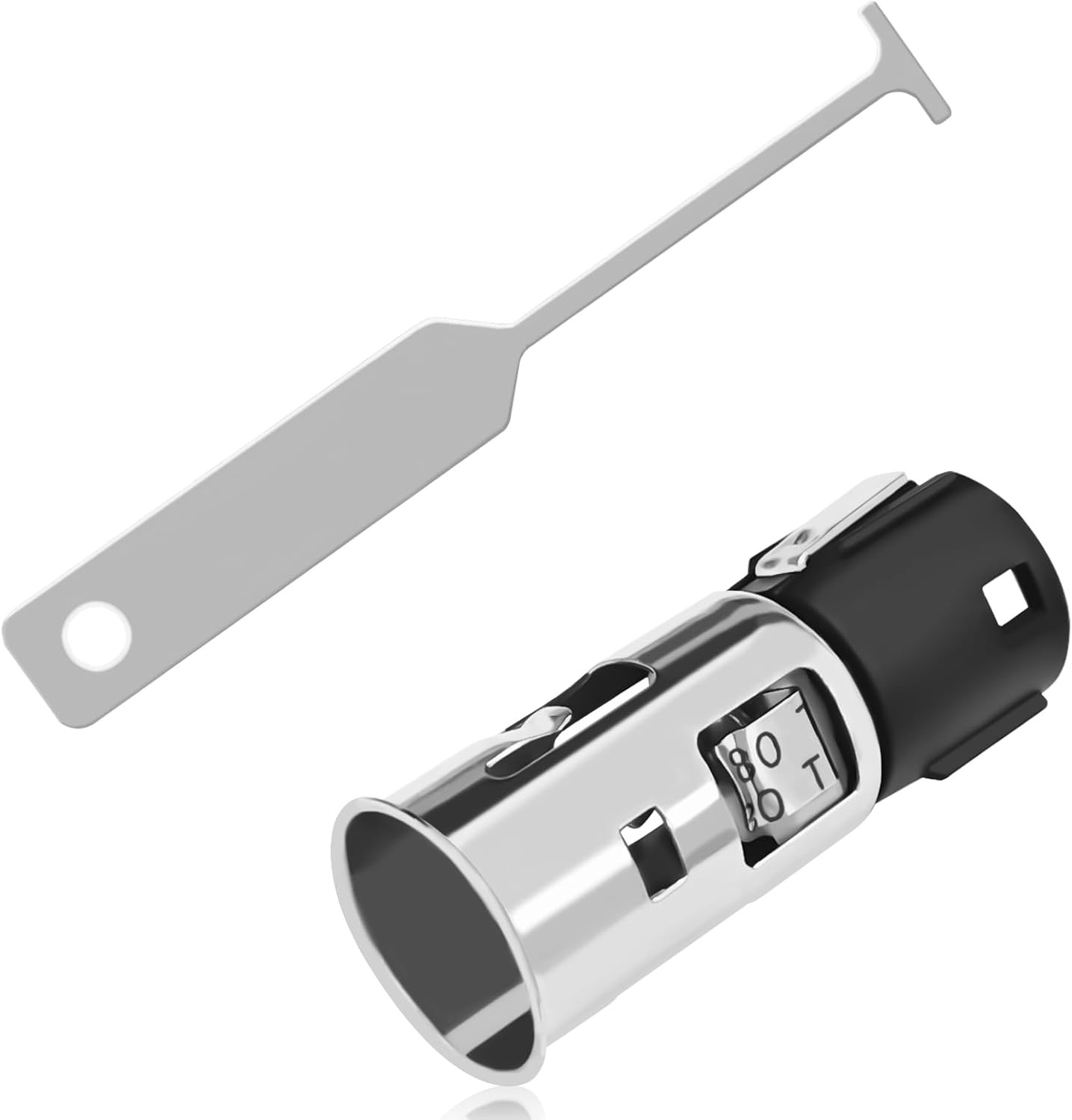 Cigarette Lighter Socket with Removal Tool, 12V Car Cigarette Lighter Power Outl