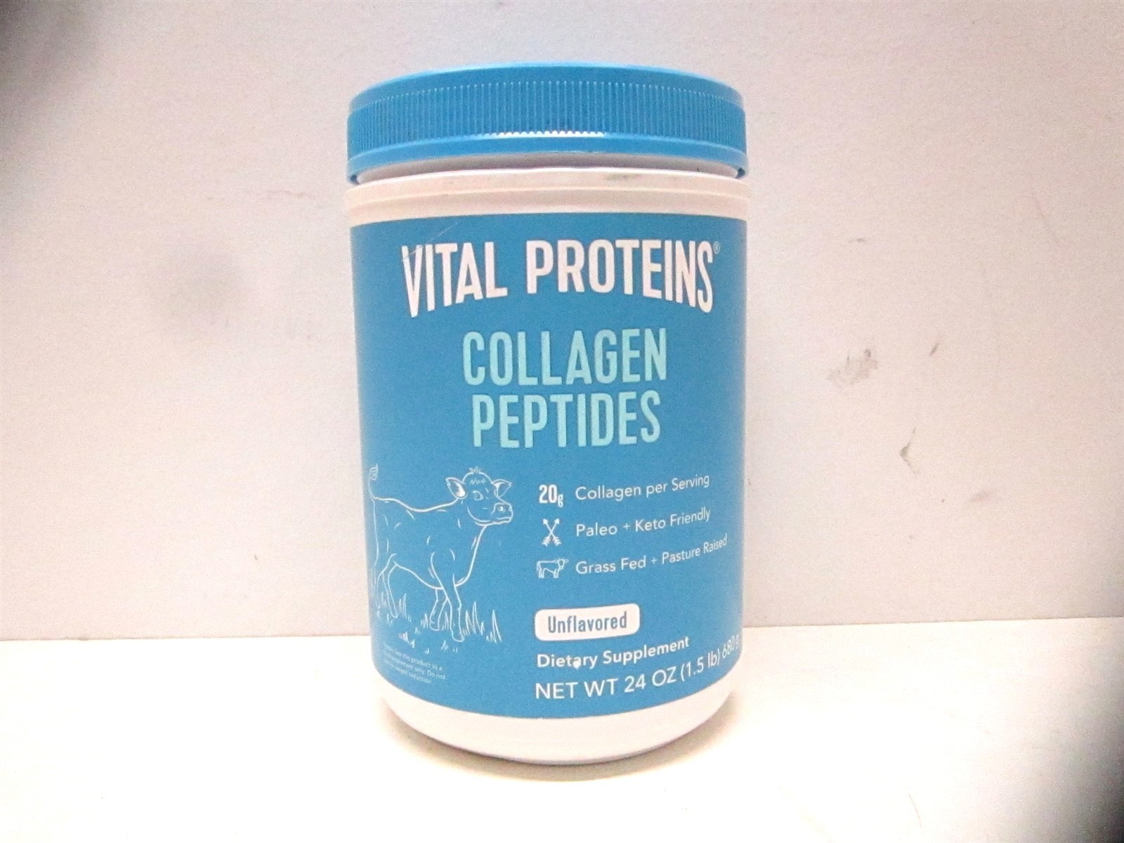Vital Proteins 24oz Unflavored Collagen Peptides Powder Supplement - 01/2027