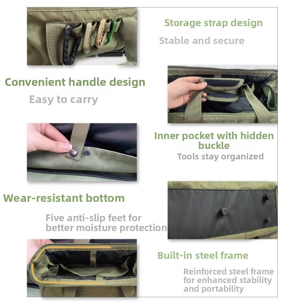 Outdoor Storage Camping Storage Bag Oxford Cloth Bag Anti-friction Feet