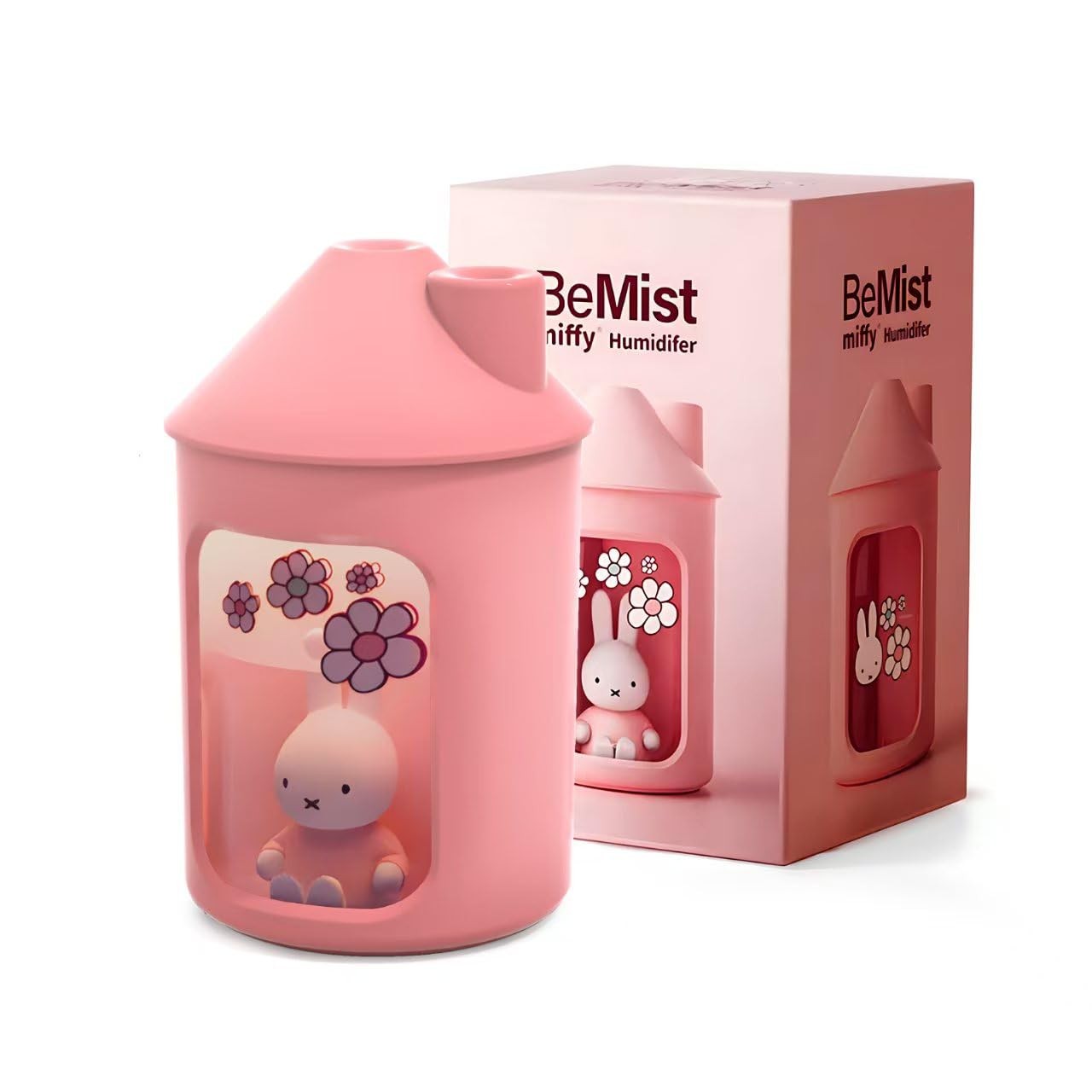Mipow Miffy Humidifier BTA700M Cool Mist 450ml Ultrasonic Night Light Pink