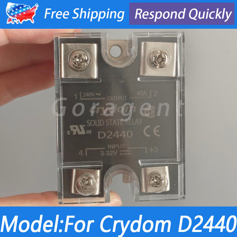 New Solid State Relay Module Supply 3-32V 40A 240V  For Crydom D2440 US Stock