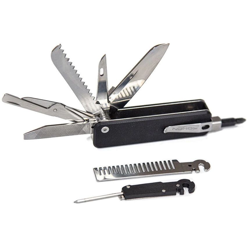 Roxon Flex Companion Multi Tool Several Essential Tools With Black G10 Handles
