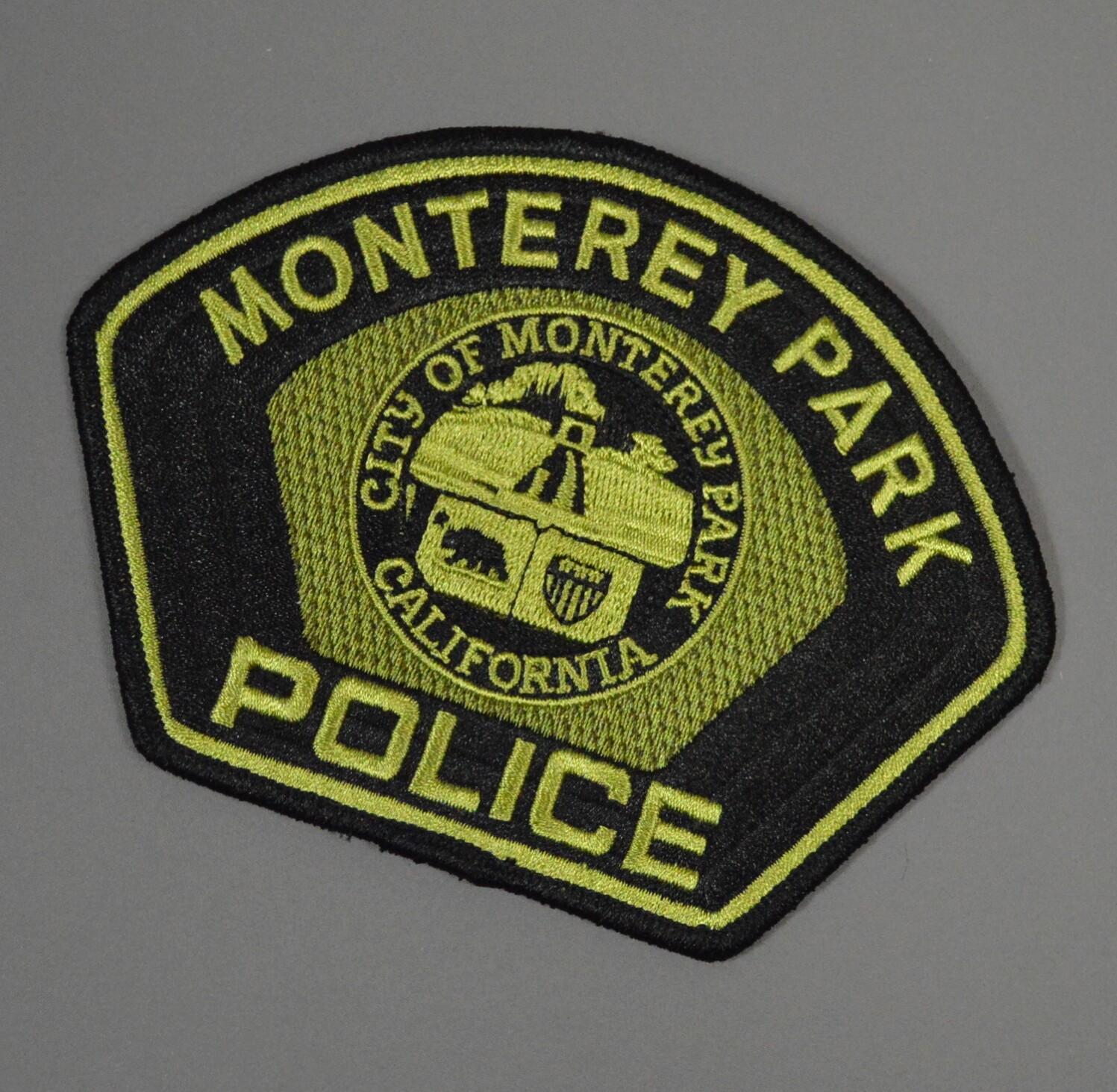 Monterey Park California Police Subdued Patch ++ Mint Los Angeles County CA