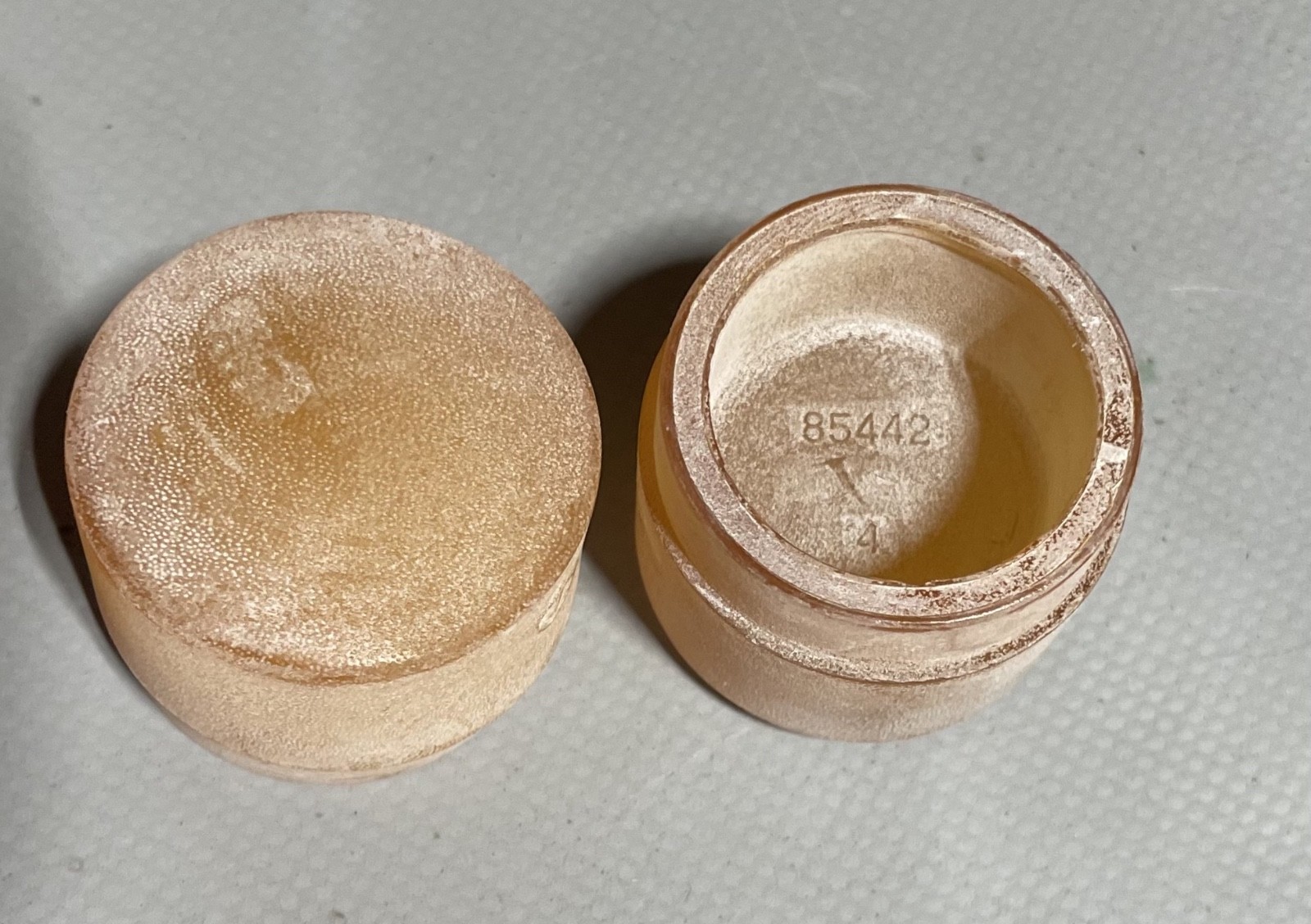 Nicholson 85442 Replacement Hammer Faces 1-1/2" dia Nylon - One Pair