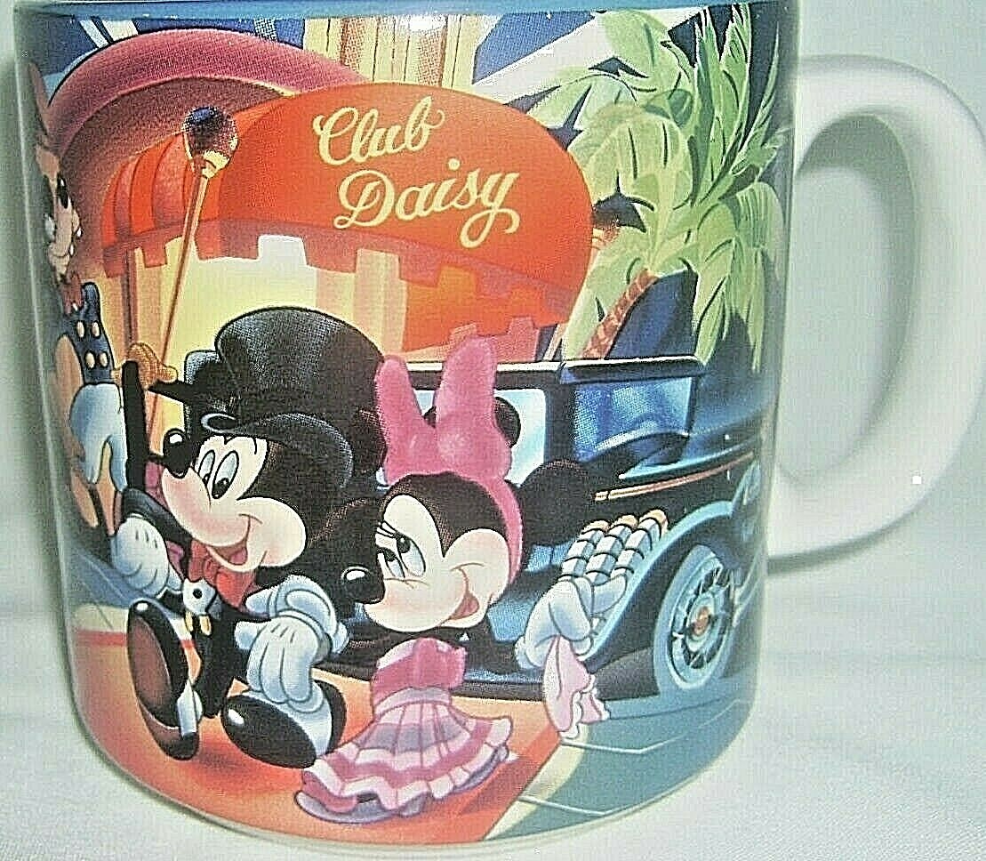 Disney coffee mug MGM Studios Mickey Daisy Goofy S32