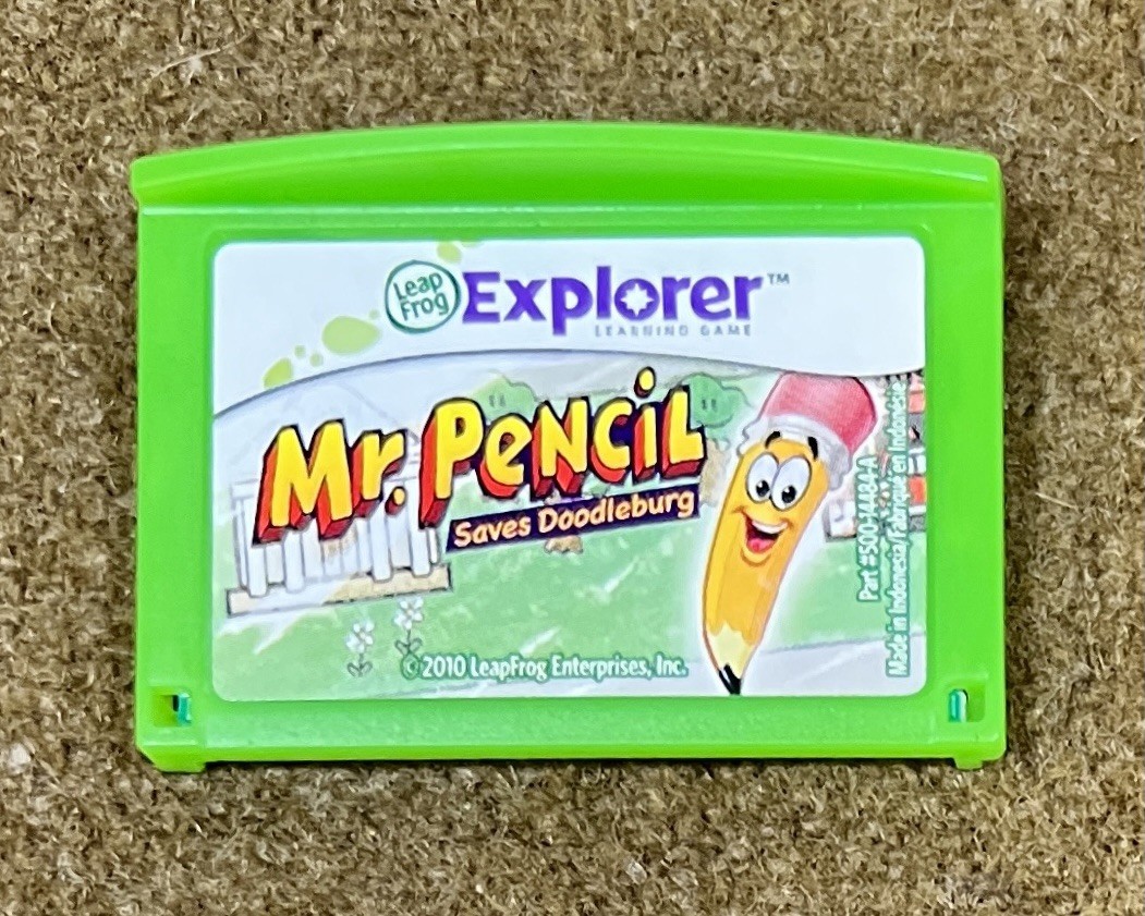 Leapfrog Mr. Pencil Saves Doodleburg Learning Game TESTED WORKING Free Shipping