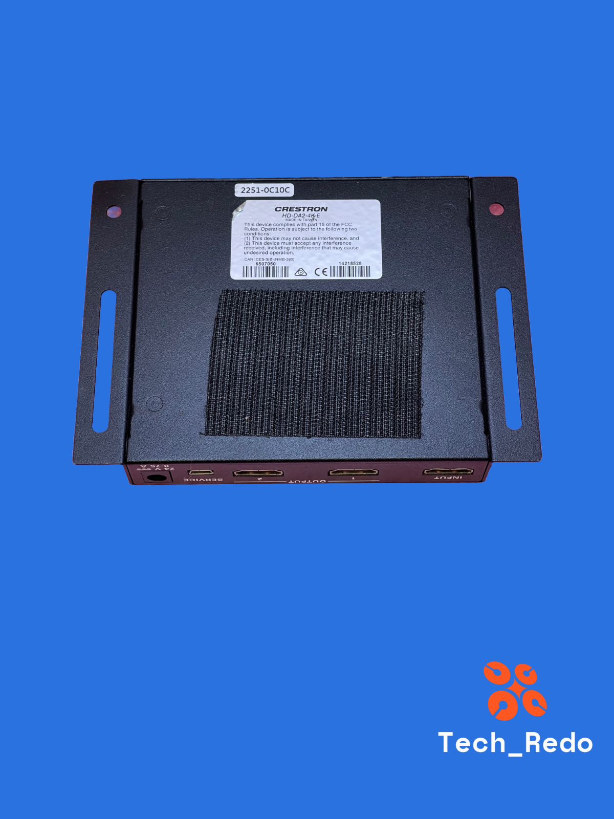 Crestron HD-DA2-4K-E HDMI High-Performance Distribution Amplifier + AC adapter