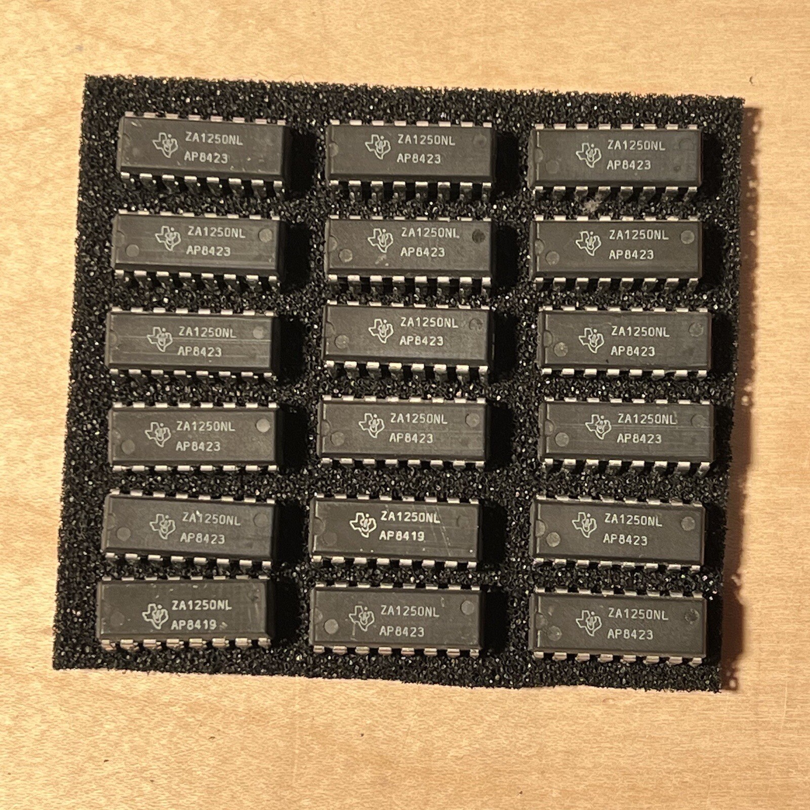 Texas Instruments OEM NOS ZA1250NL Piggyback 128K x 1 DRAM 150ns