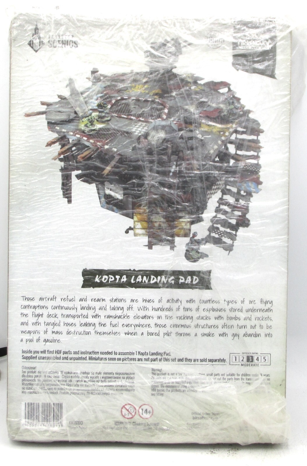 Kromlech KRTS103 Kopta Landing Pad (Tabletop Scenics) Orkenburg Orc Junk City