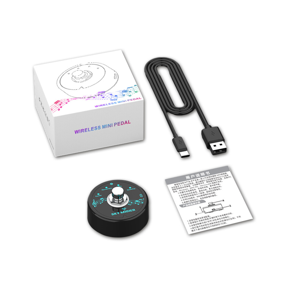 BT MIDI Effector Pedal Mini MIDI Controller Software Effector Controller G8H7