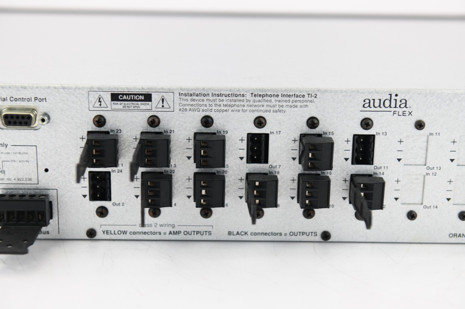 Biamp Audia Flex TI-2 Digital Sound Processor - W/ Clips - Good Working