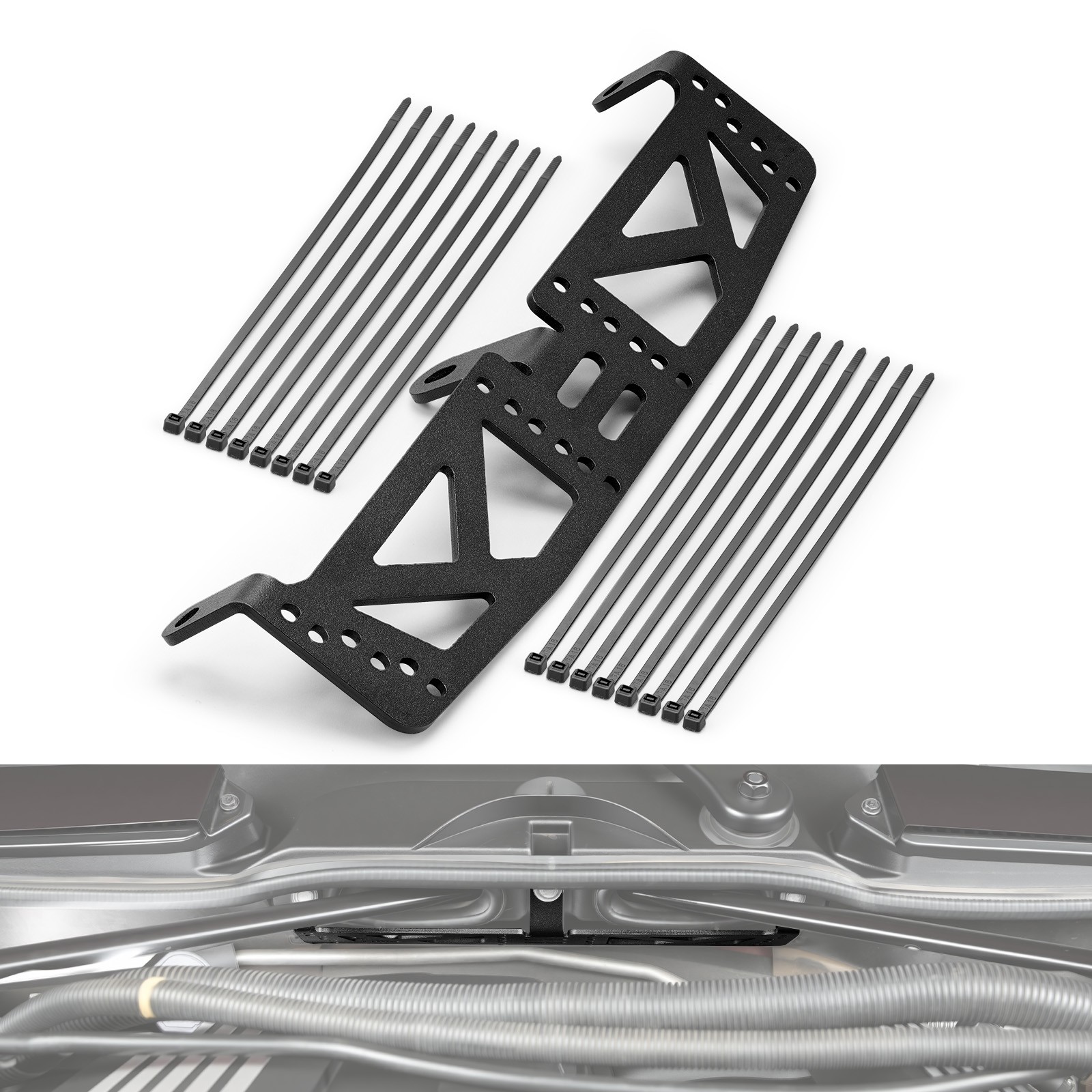 BEVINSEE Harness Mounting Bracket For BMW E90 E91 E92 E93 E81 E82 E87 E88