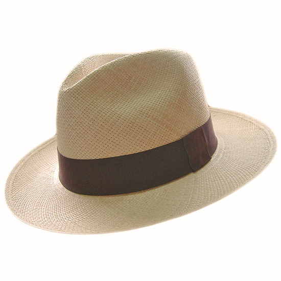 HANDWOVEN CLASSIC FEDORA GENUINE PANAMA HAT ECUADOR 100% TOQUILLA STRAW GIFT BOX