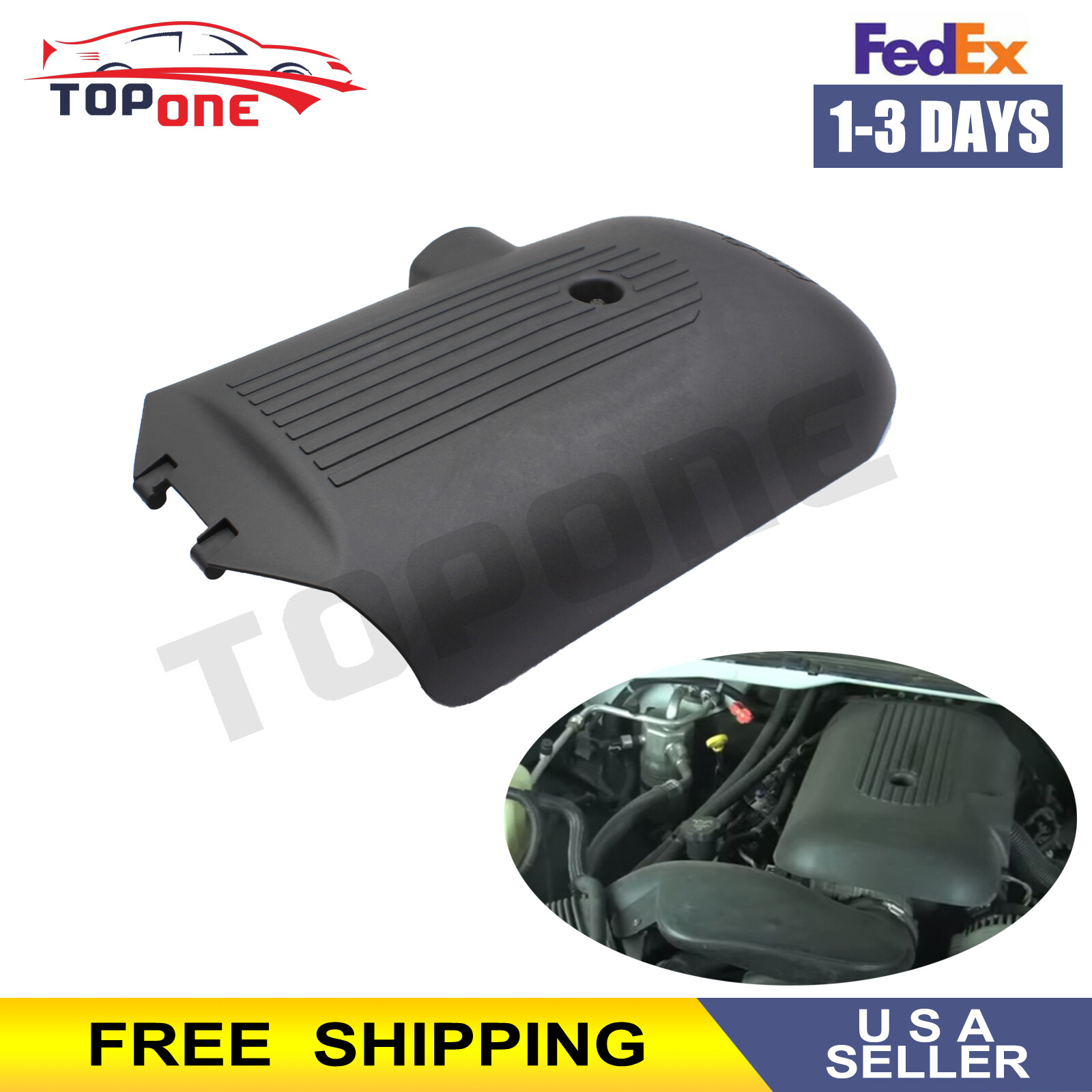Engine Appearance Cover 12580999 Fits 01-07 Hummer H2 Silverado Sierra Tahoe