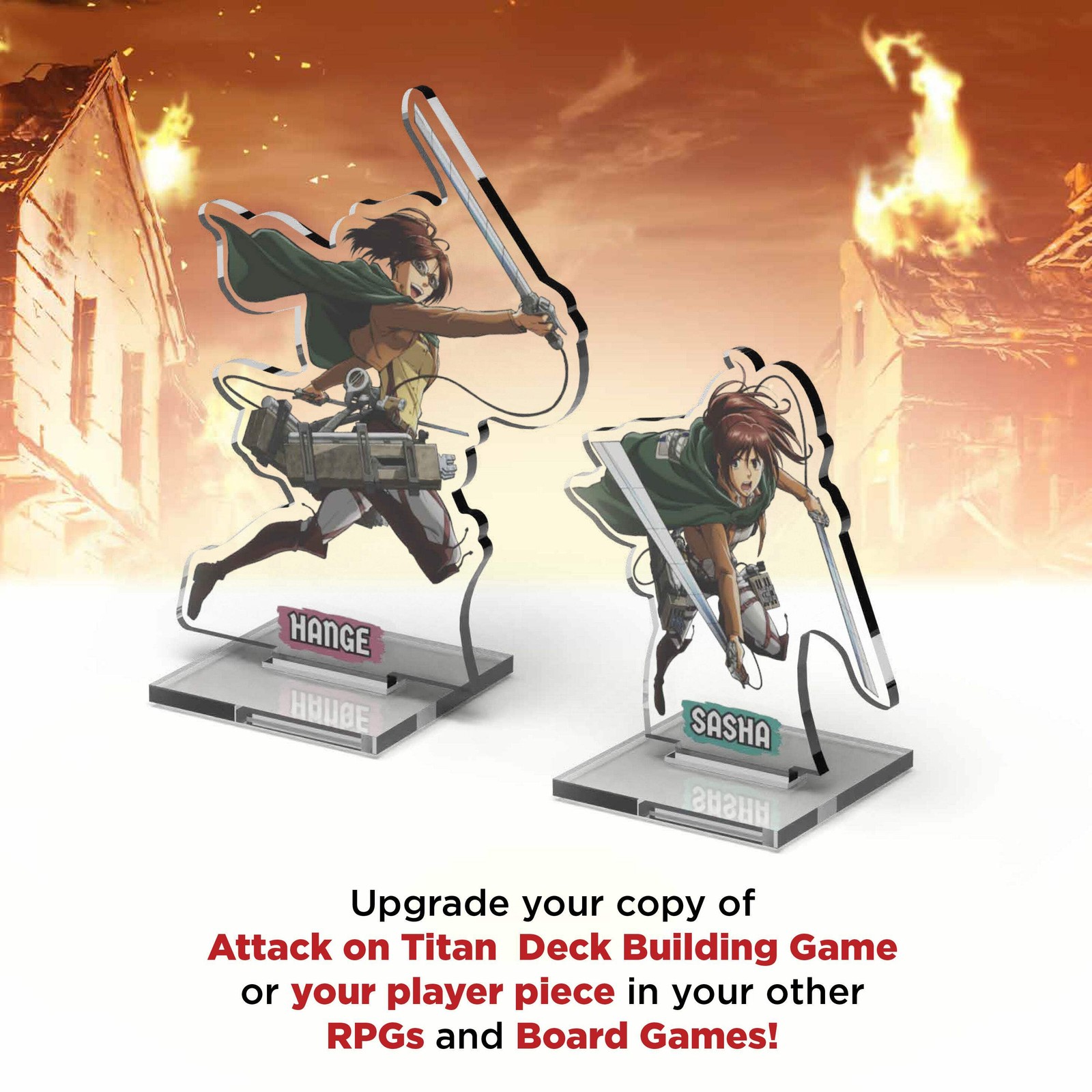 Attack on Titan 2DZ Acrylic Standees: Pack 2