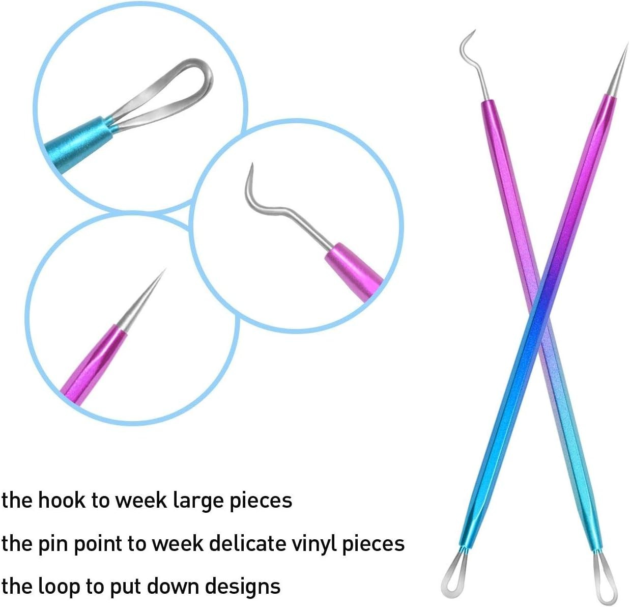 Craft Weeding Tool Set for Adhesive Vinyl HTV 3pcs/Pack
