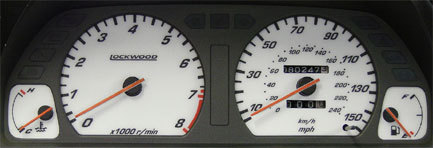 Lockwood Rover 200 & 400 1990-1995 150MPH WHITE (ST) Dial Kit 400WW2