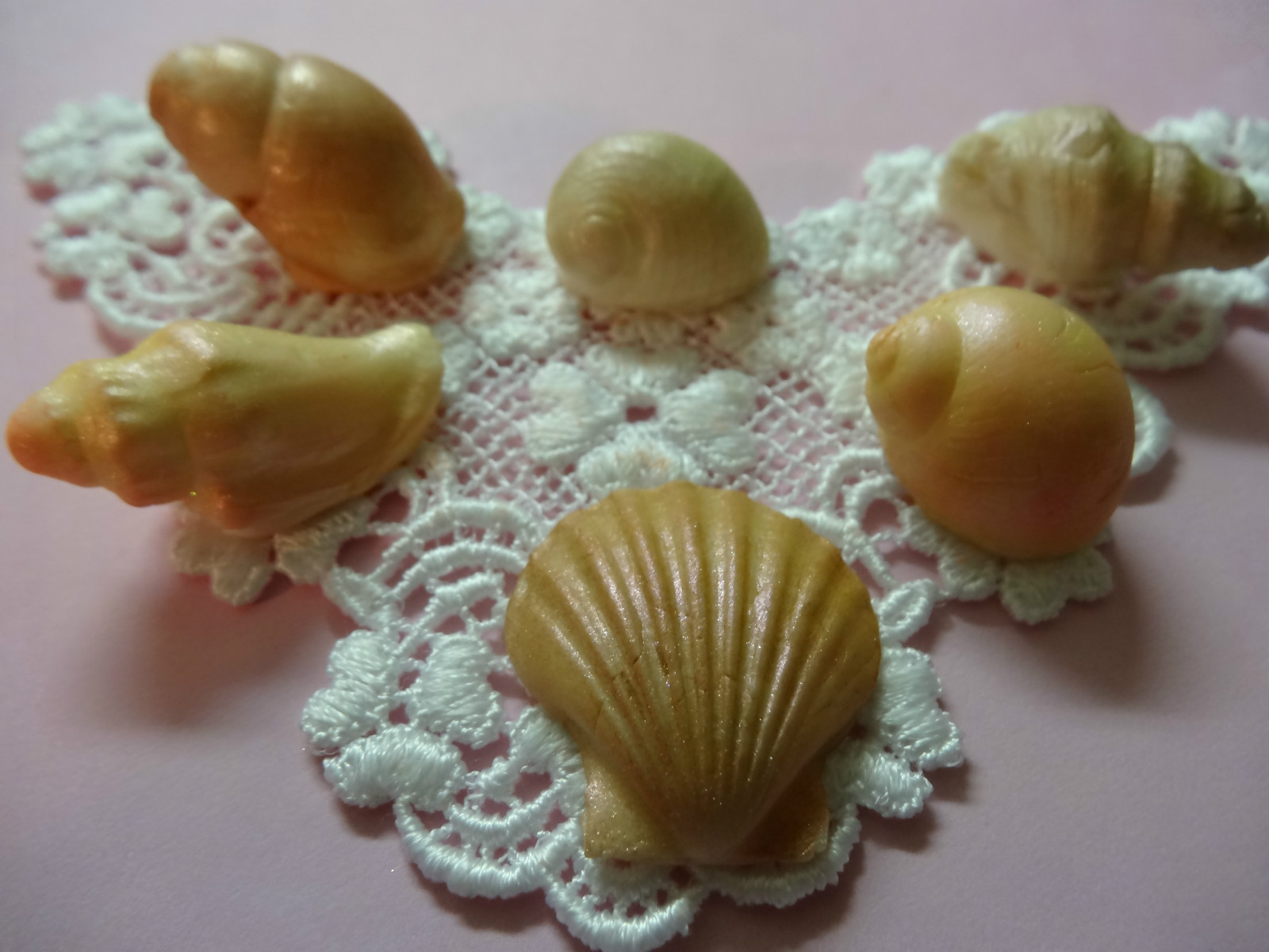 Shells 3D silicone mold fondant cake resin soap decorating APPROVED FOR FOOD