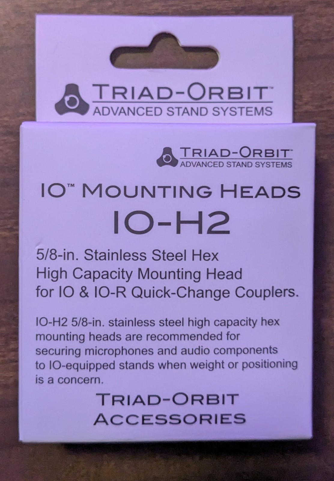 Triad-Orbit IO-H2 Quick-Change Coupler Head, Stainless Steel