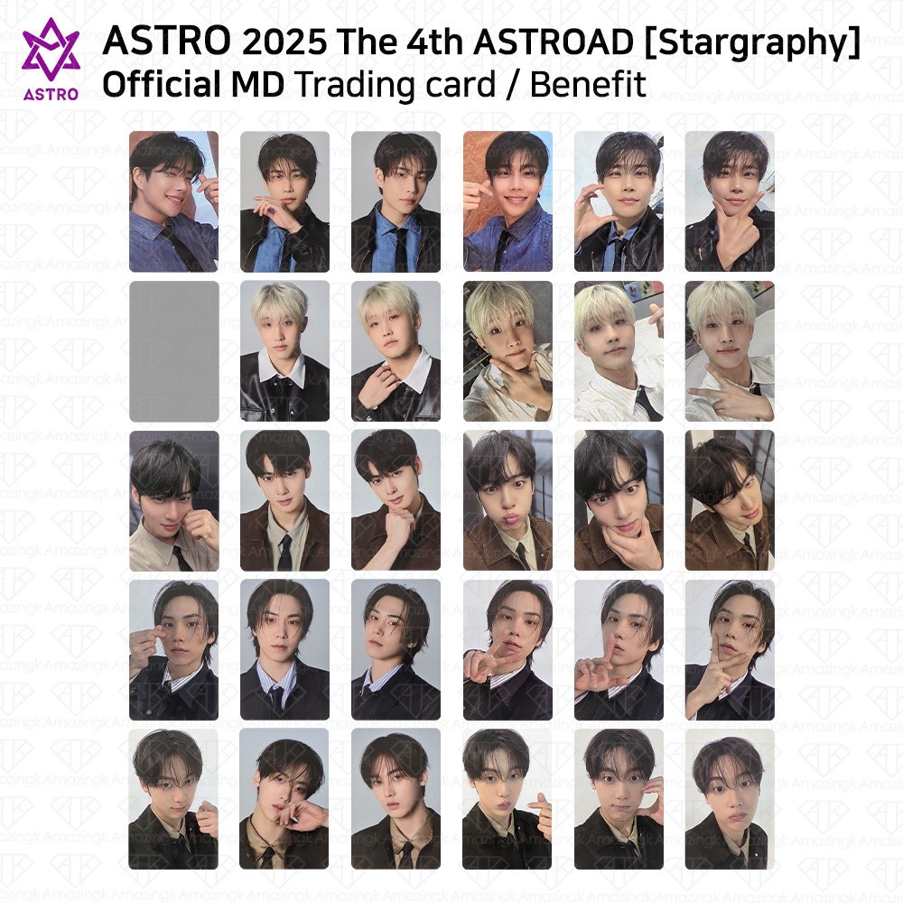 ASTRO 2025 The 4th ASTROAD Stargraphy Official MD Trading Card Benefit Photocard