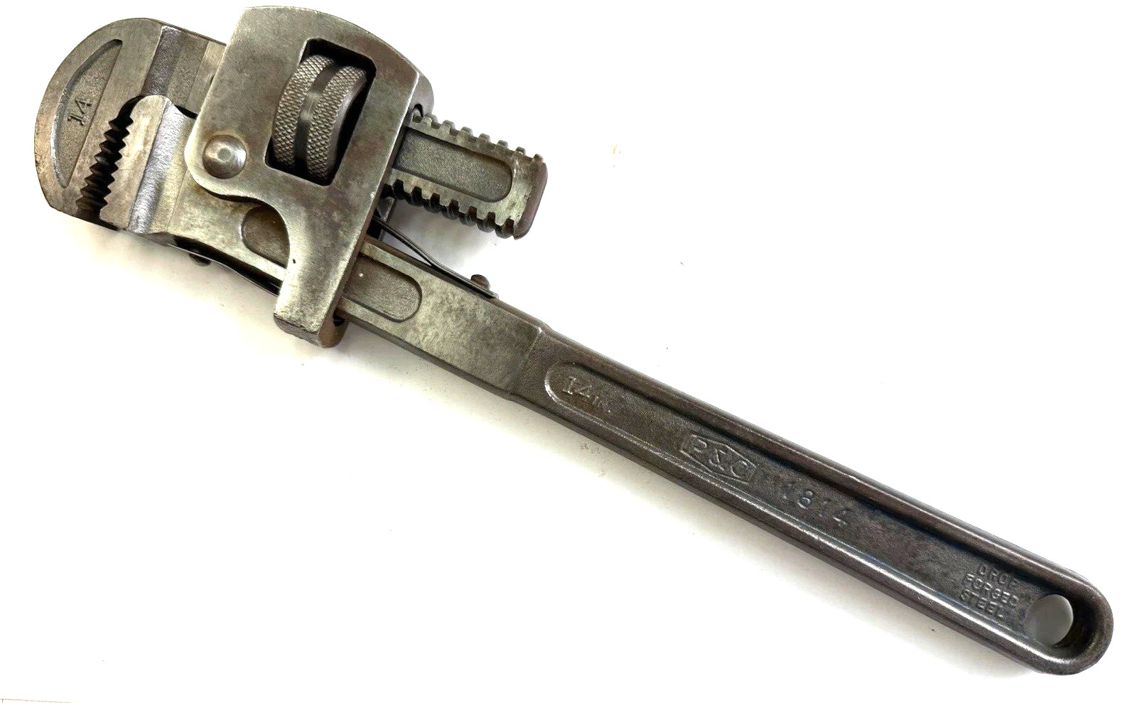Vintage P&C No.1814 Adjustable Pipe Monkey Wrench Tool USA ~ 14 Inch