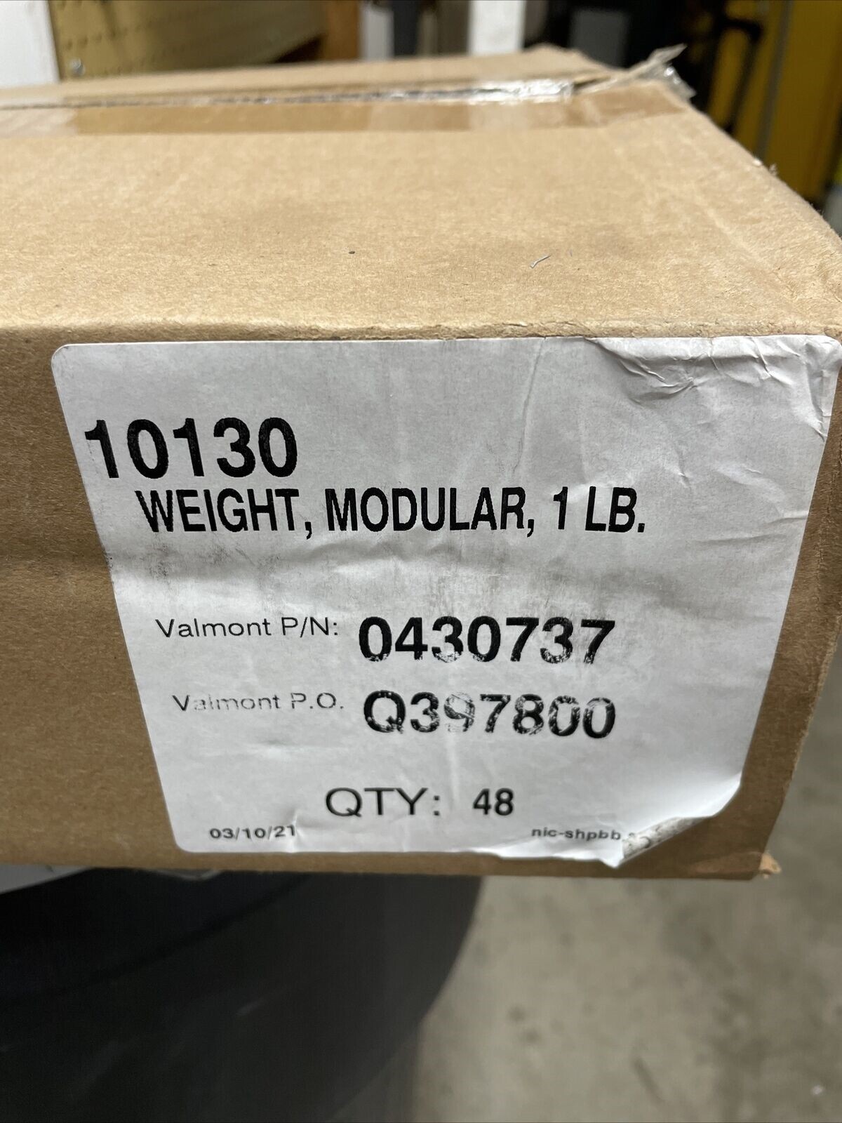 Nelson Irrigation 10130 SPRINKLER WEIGHT-MODULAR-1 LB.-VALMONT 0430737-LOT OF 48