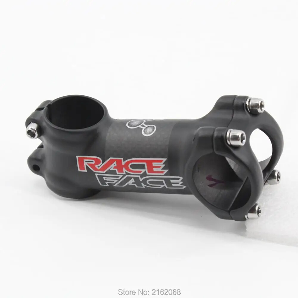 Mountain Road Bike 6 17 Angle Degree Matte Carbon Fibre Stem 31.8*60-120mm