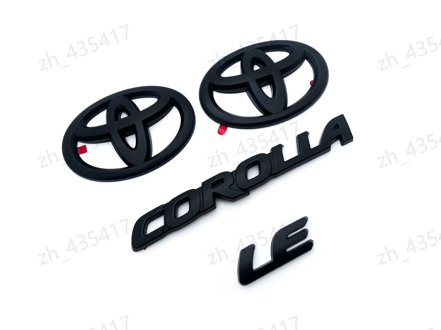NEW Matte BlackOUT OVERLAY EMBLEM Fit 2020-2024 TOYOTA COROLLA LE PT948-02200-02