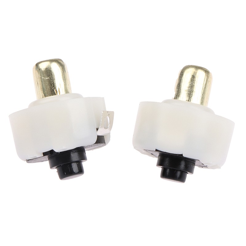 2Pcs 17mm LED Flashlight Push Button Switch ON/ OFF Electric Torch Tail Swi.t2