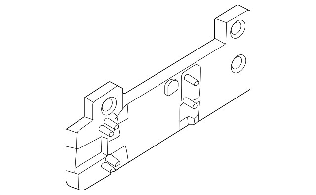 Genuine BMW Blind Spot Radar Mount Bracket 66-31-5-A35-0E5