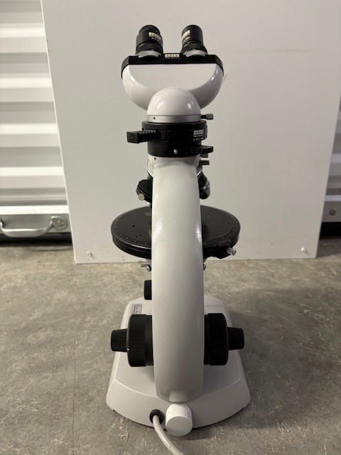Zeiss Standard 18 Polarizing Microscope w/ Lens & Rotating Stage