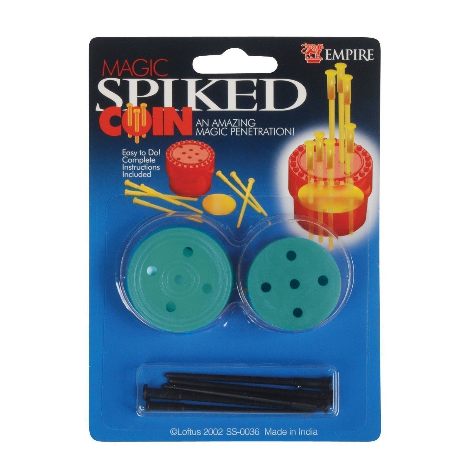 Loftus International Empire Magic Spiked Coin Trick - an Amazing Magic Penetrati