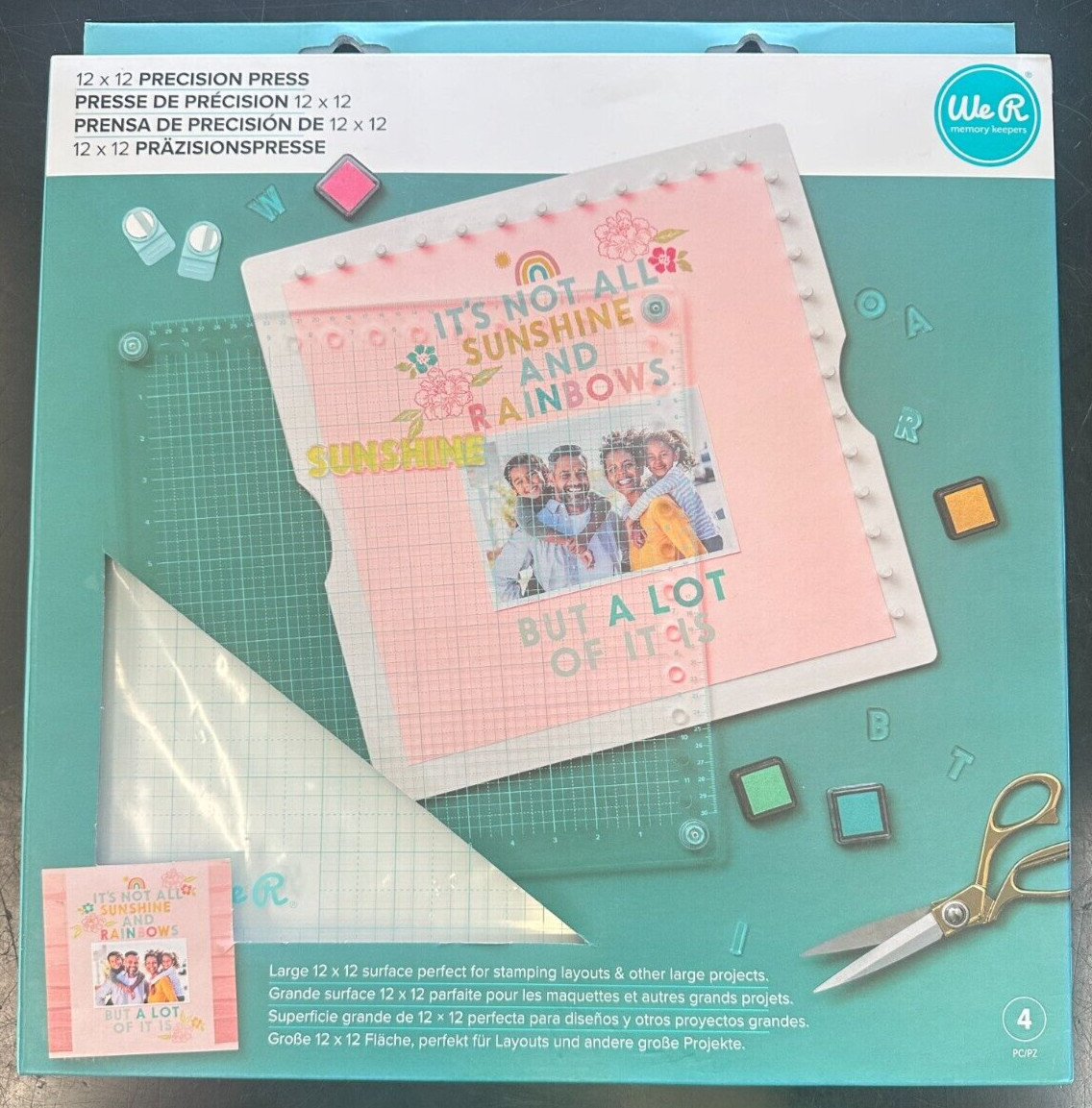 We R Memory Keepers 4pc 12 x 12 Precision Press 60000217