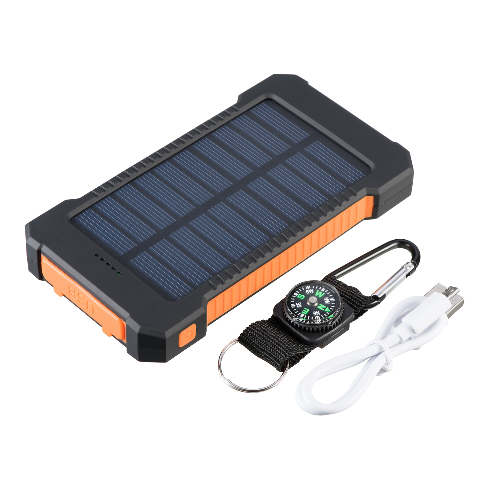 10000mAh Dual USB Portable Solar Battery Charger Solar Power Bank For Phone USA
