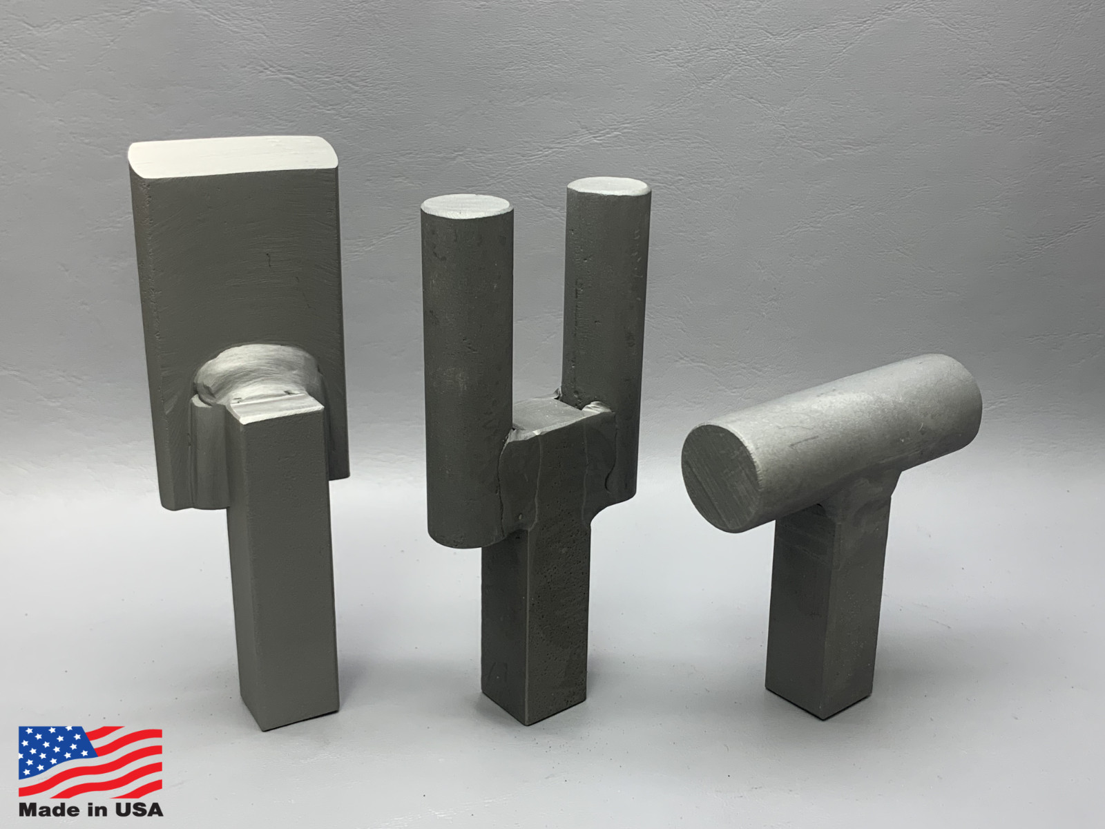 3/4” Hardy Bending Fork Bottom Fuller Hot Cut Tool Blacksmith Anvil-  Lot Of 3