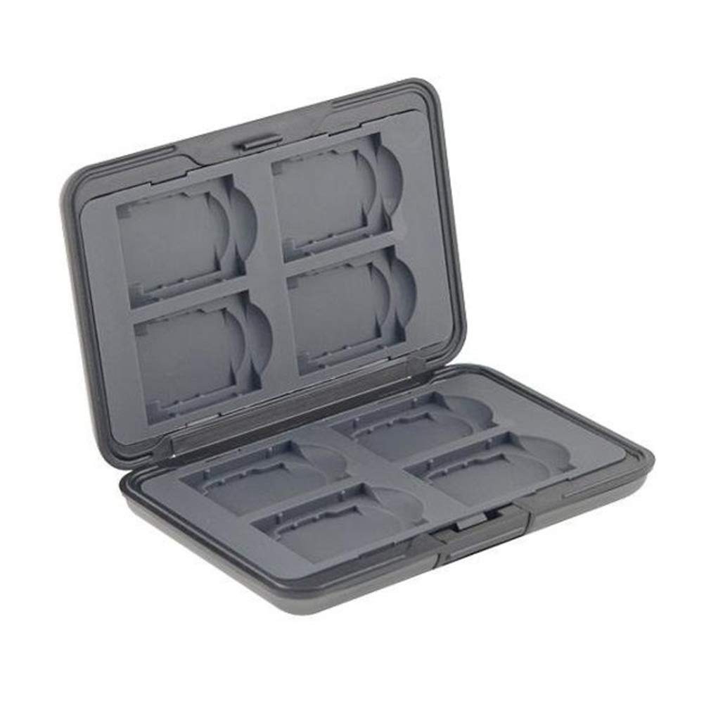 Slinger Digital Storage Aluminum Case for Eight SD/MMC Secure silver