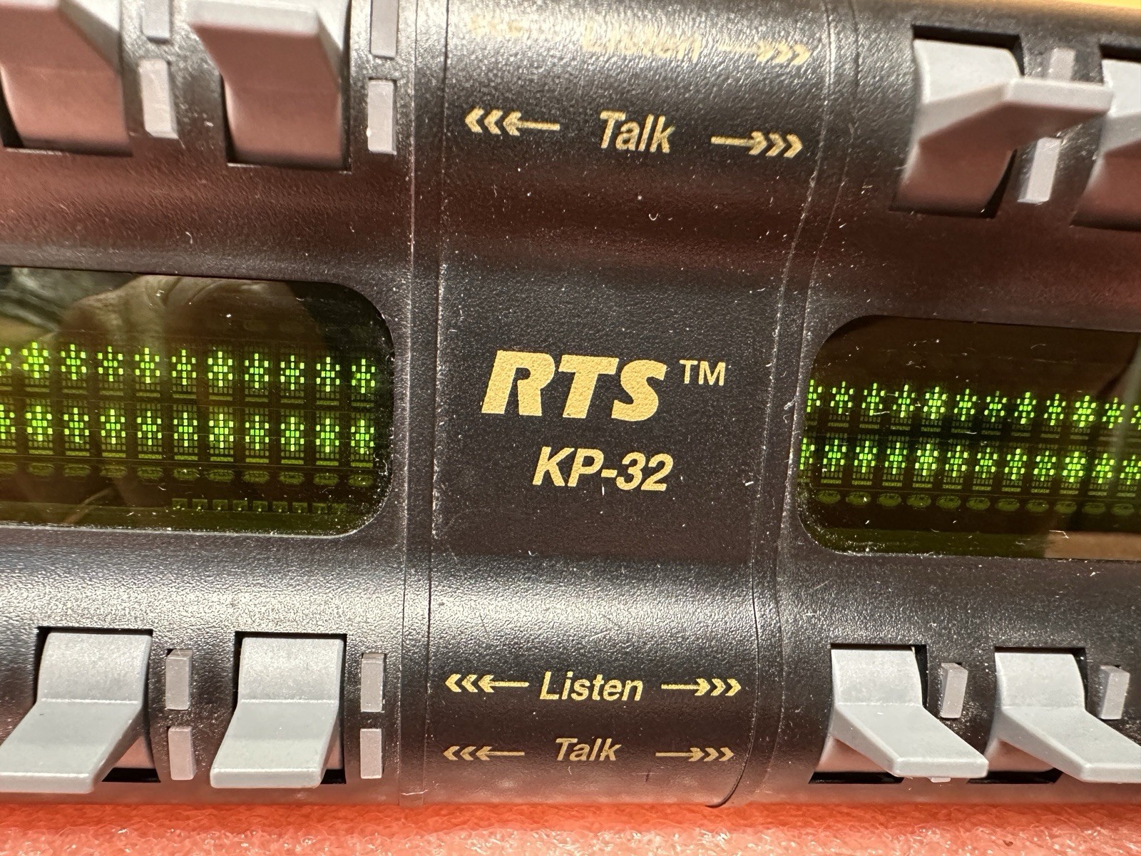 RTS Telex KP-32 4-Pin Intercom Keypanel with power supply.