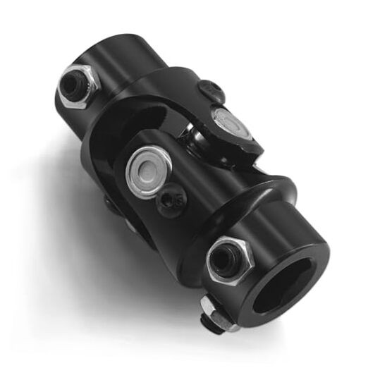 5/8" 36 Spline X 3/4" DD Black Single Steering Shaft Universal U Joint Coupler