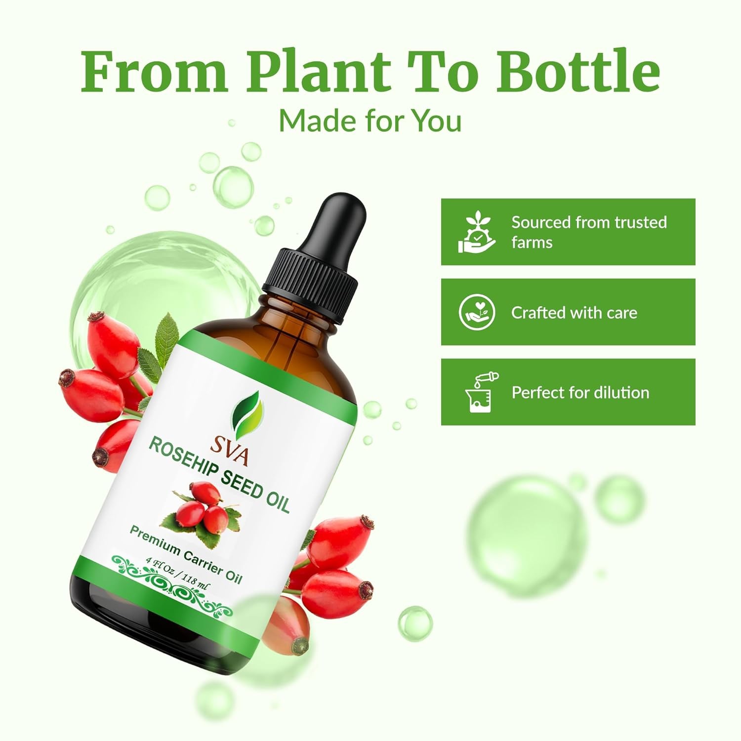 Natural Cold Pressed Rosehip Oil