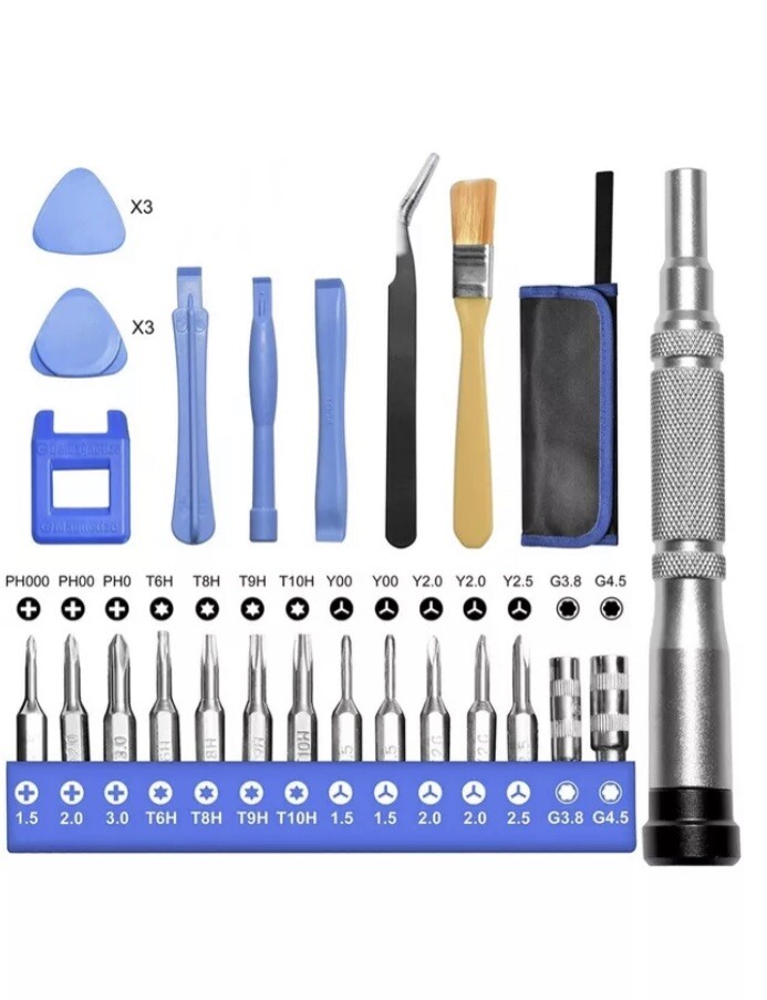 Y00 Tri-Wing Precision Screwdriver Set for Video Games & Electronics