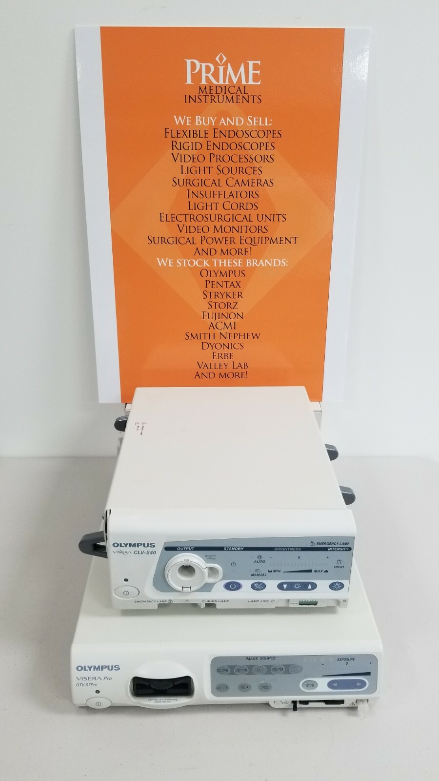 Olympus CLV-S40 Xenon Light Source & OTV-S7Pro Camera System Console
