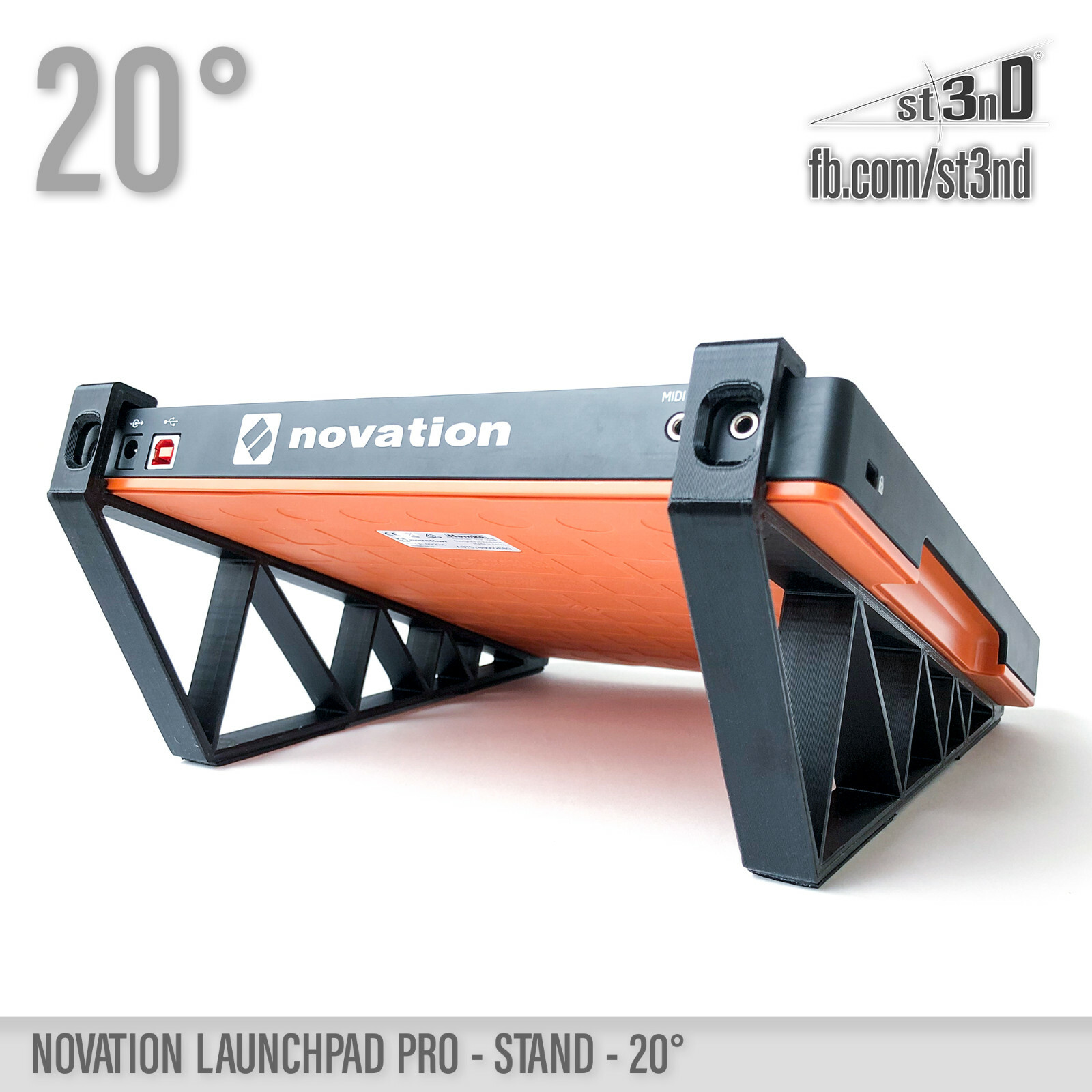 NOVATION LAUNCHPAD PRO STAND - 20 degrees - 3D printed - 100% Buyer satisfaction