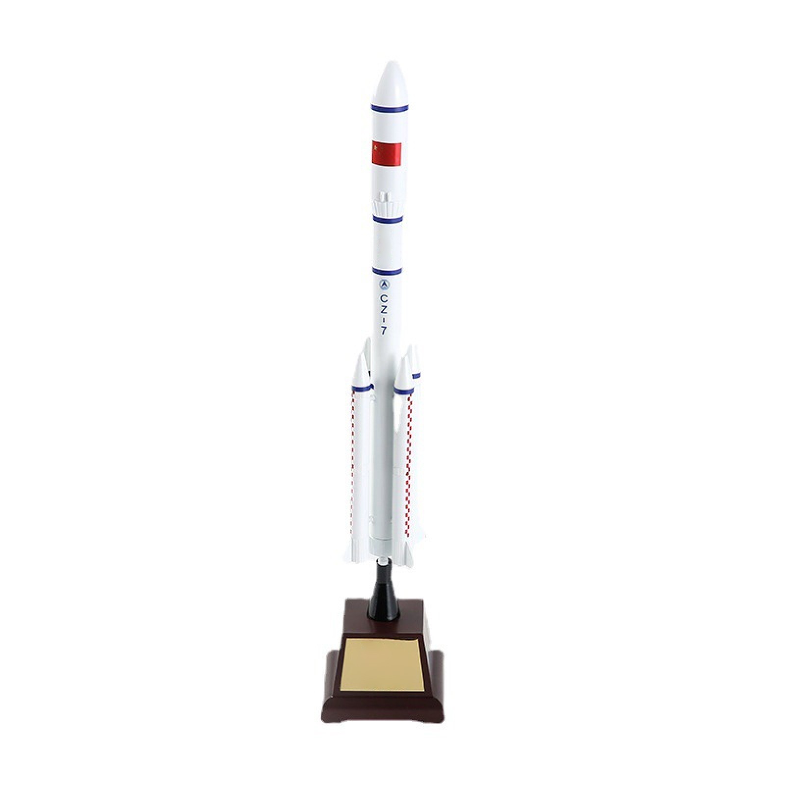 1:200 38CM CZ-7 Long March 7 Rocket Model Simulation Alloy Space Rocket Model