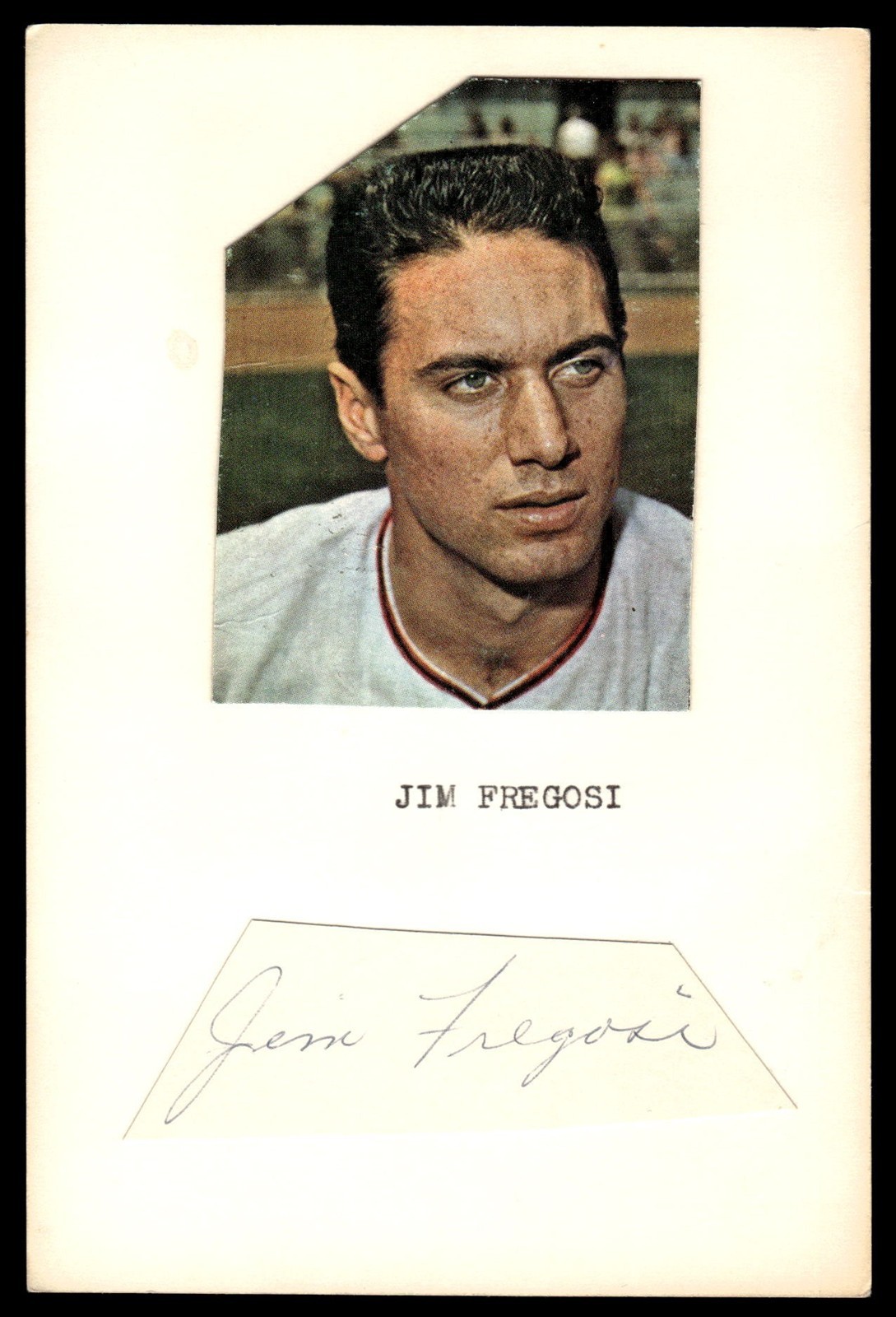 Jim Fregosi Angels Baseball Signed 4x6 Signed Cut Photo Auto *X2013