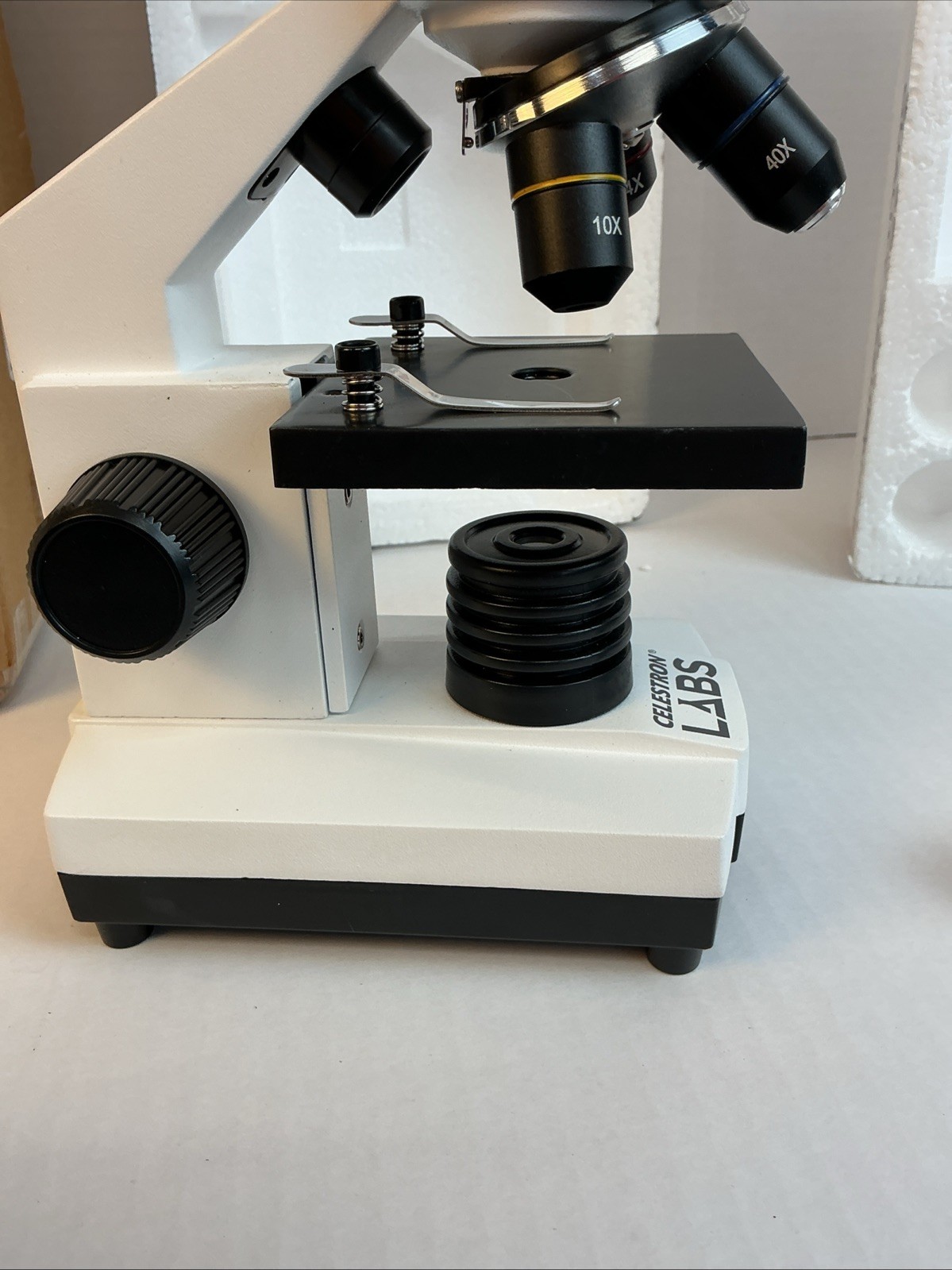 Celestron CM800 Compound Microscope White 800x Magnification