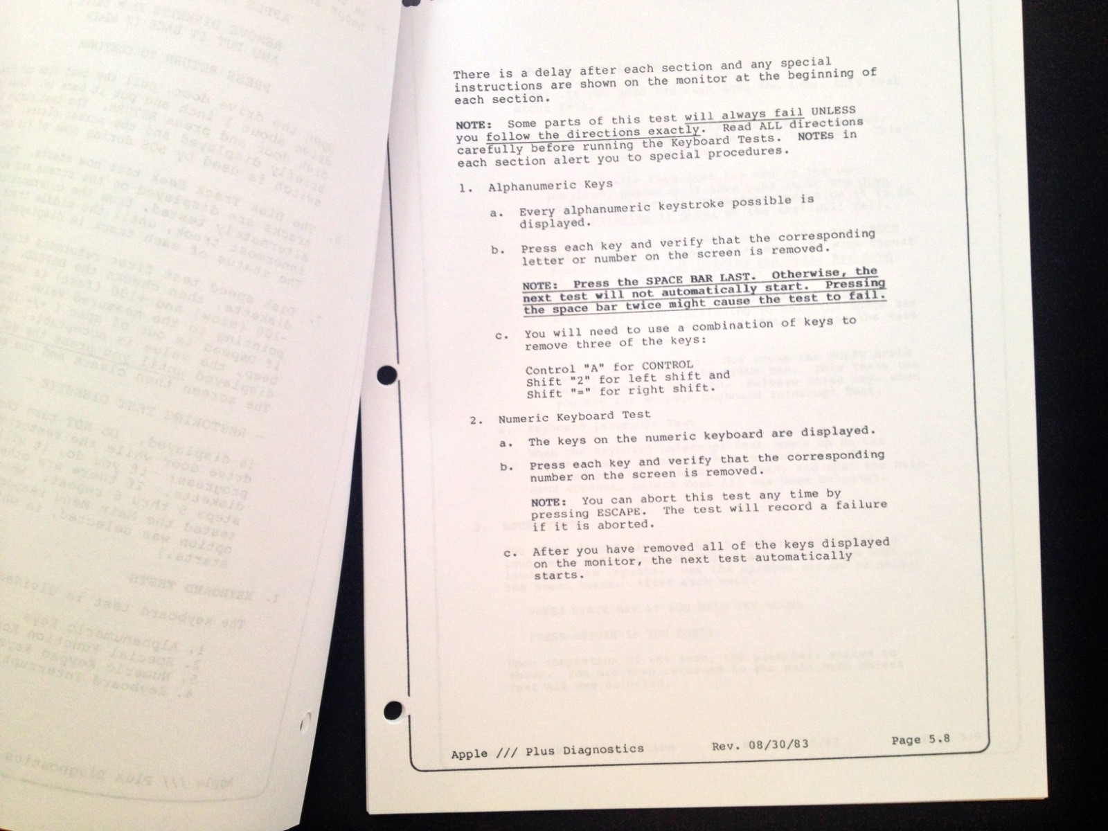 Apple III Plus Diagnostic Program / Apple III Home Computers