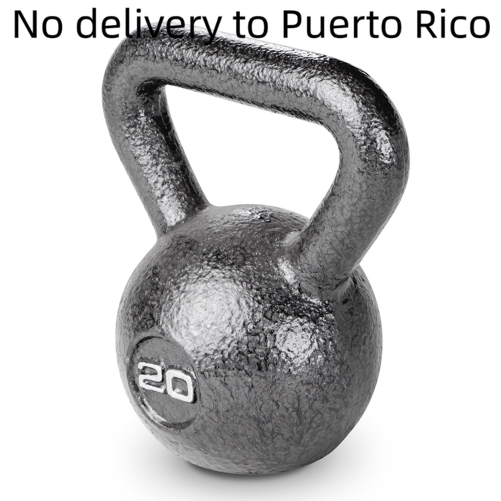 20lb Cast Iron Kettlebell, Single